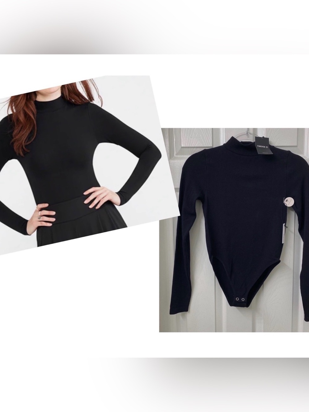 Forever 21 Turtle Neck Bodysuit Size M/L NWT
